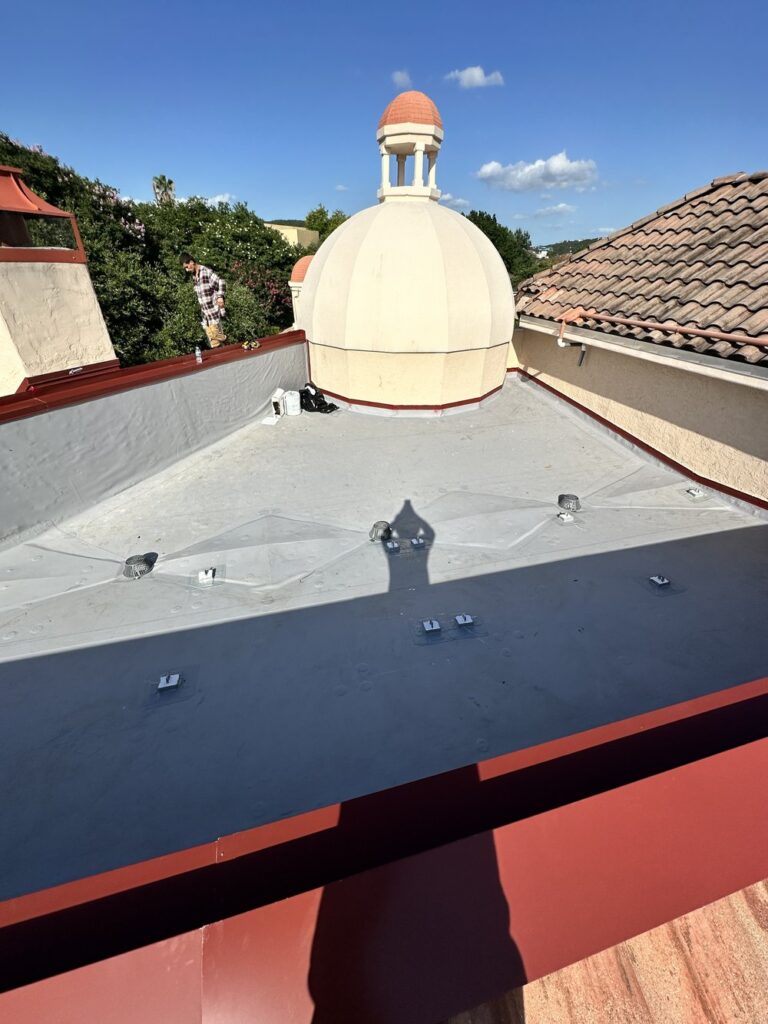 leaking tpo finished project