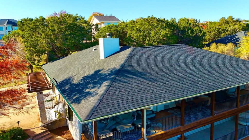 shingle roof project in texas