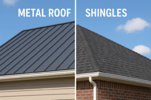 metal roof vs shingles