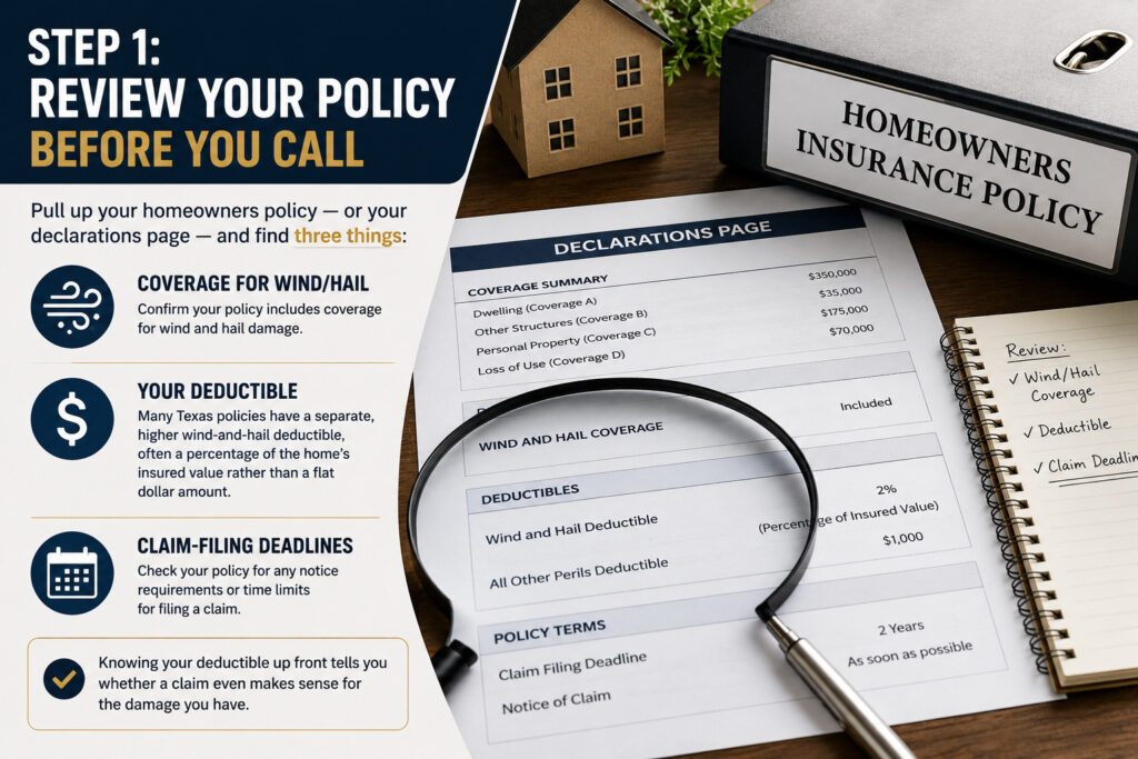 Homeowners insurance policy review steps